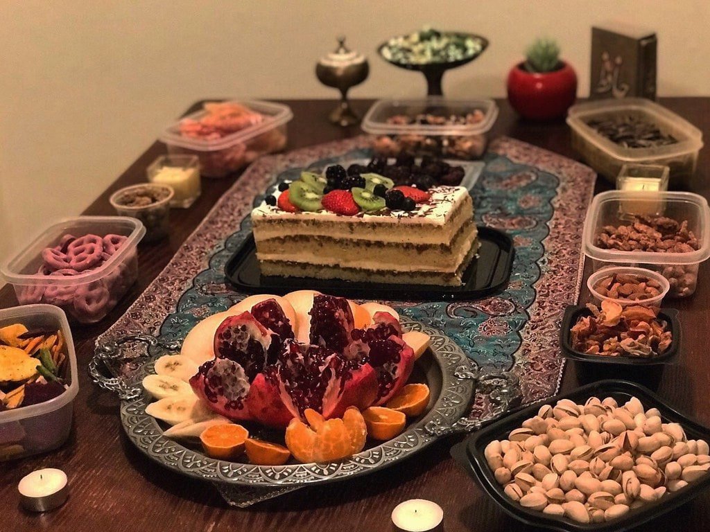 رسوم شب یلدا, درازترین شب سال در شیراز