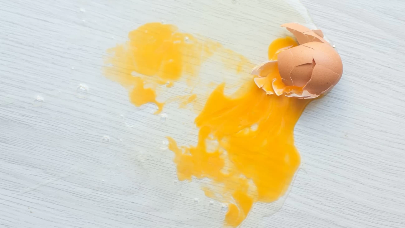 چطور لکه تخم مرغ را از روی لباس پاک کنیم؟