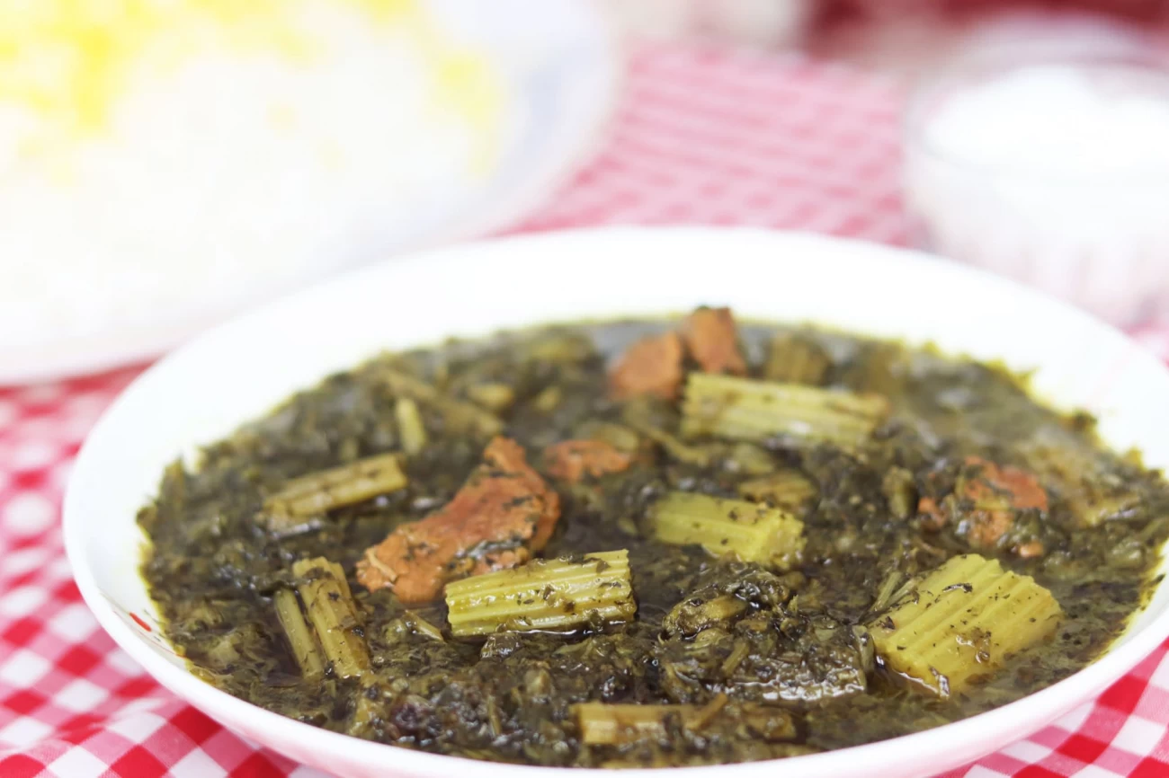 خورش کرفس گیاهی