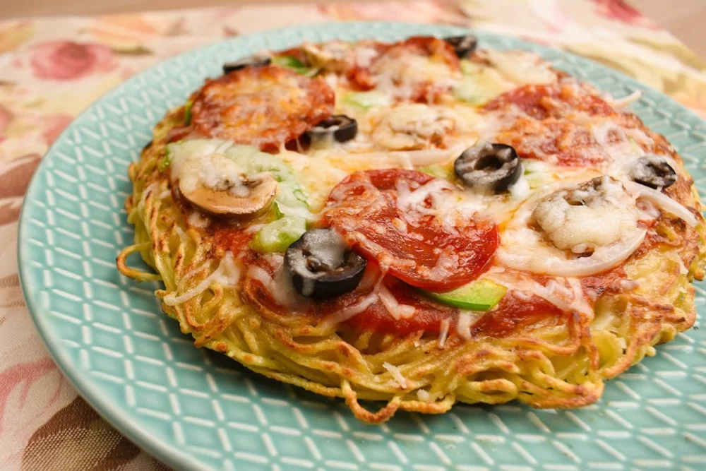 طرز تهیه پیتزای نودل