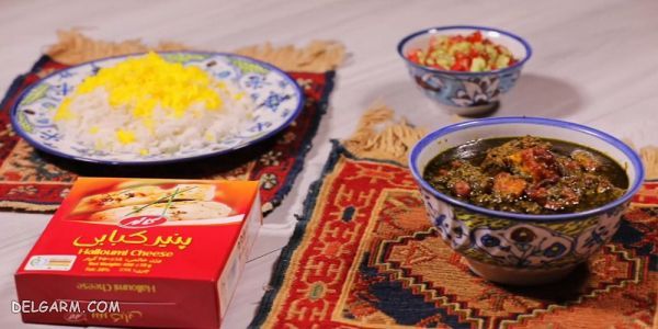 روش طبخ خورش کرفس با پنیر کبابی مرحله به مرحله
