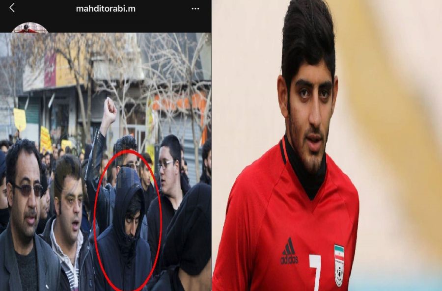 حضور مهدی ترابی در مراسم تشییع پیکر شهید سردار سلیمانی
