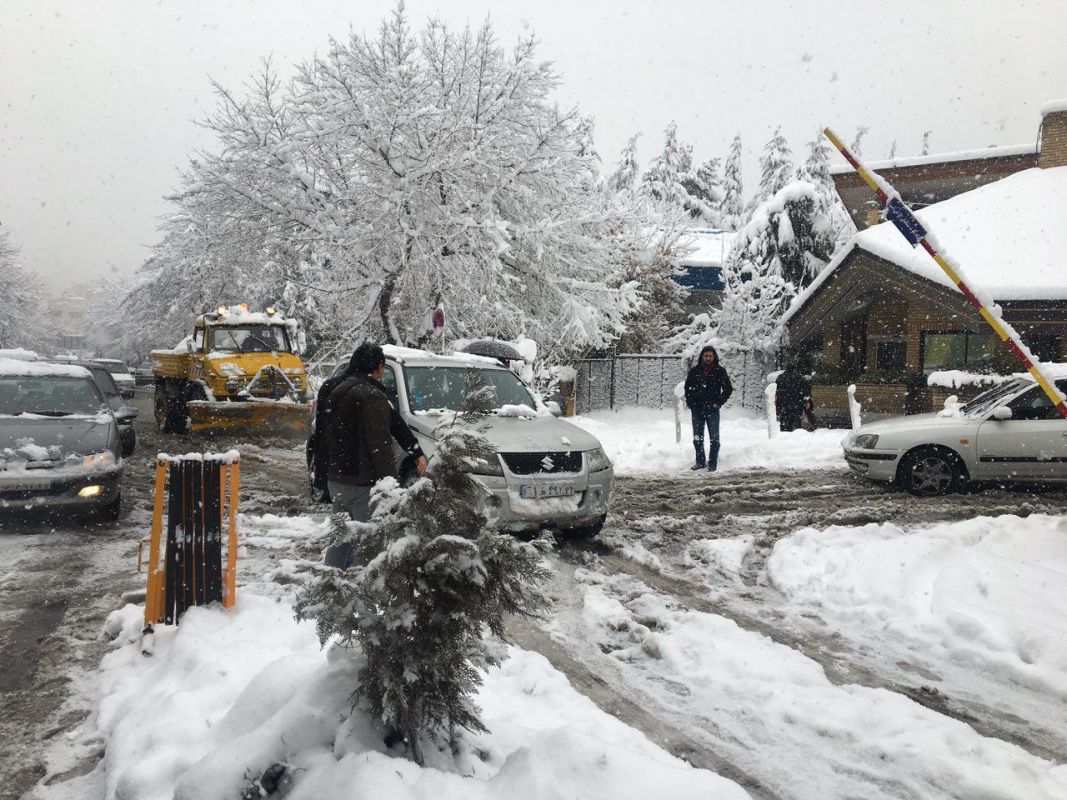 بارش برف در تهران از دوشنبه آغاز میشود