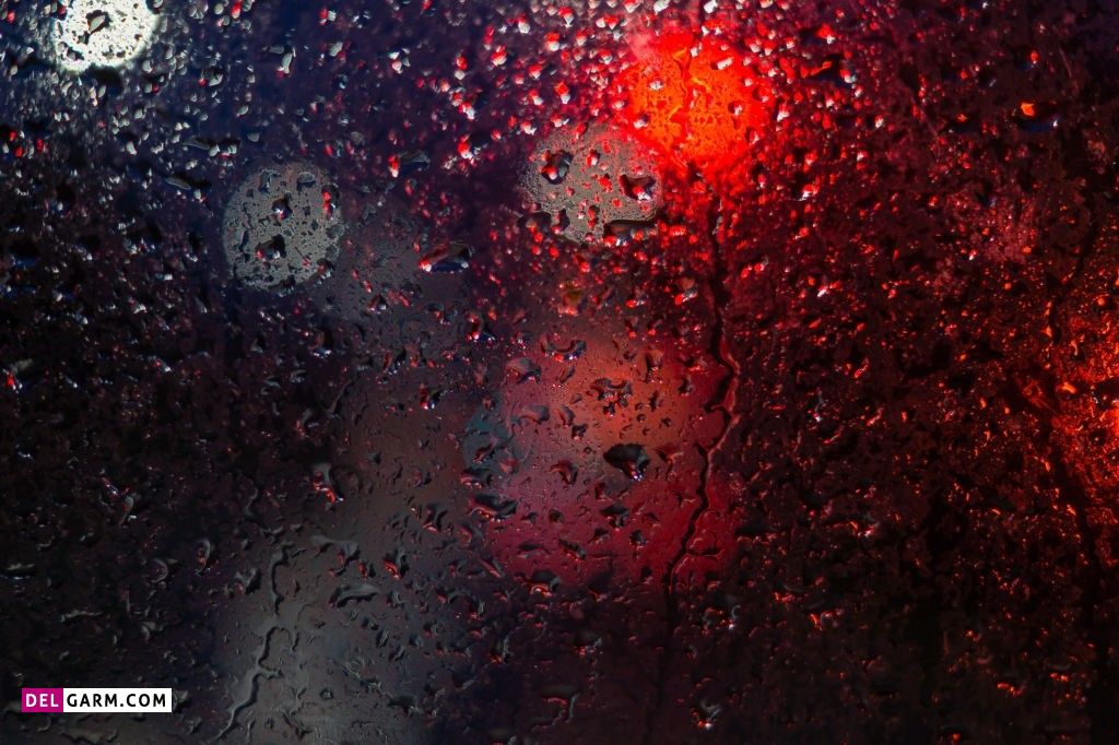 عکس باران واقعی