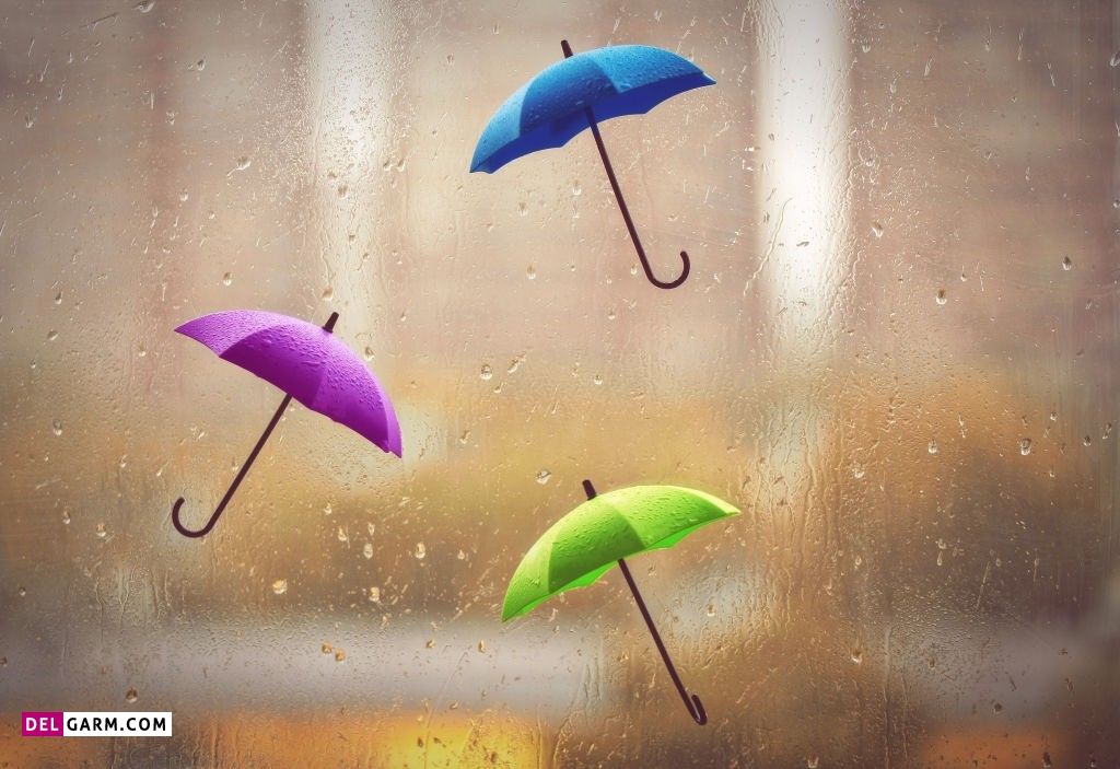 عکس باران واقعی