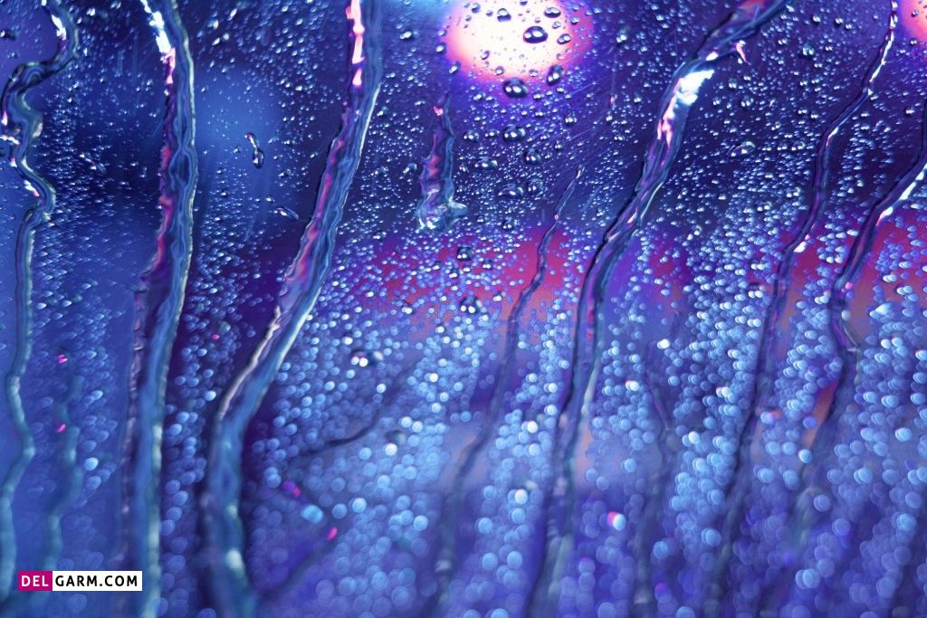 عکس باران واقعی