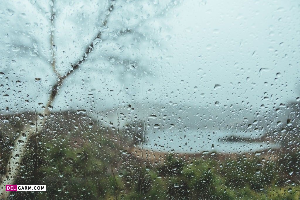 عکس باران واقعی