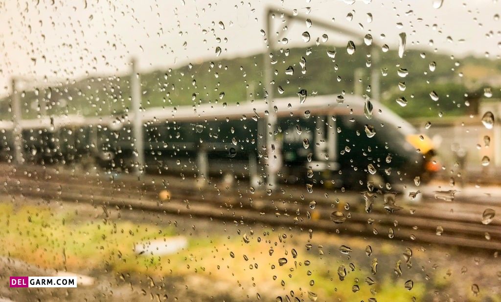 عکس باران واقعی