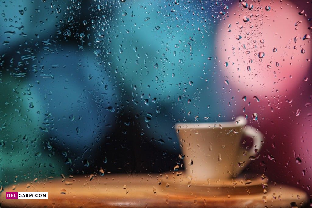 عکس باران واقعی