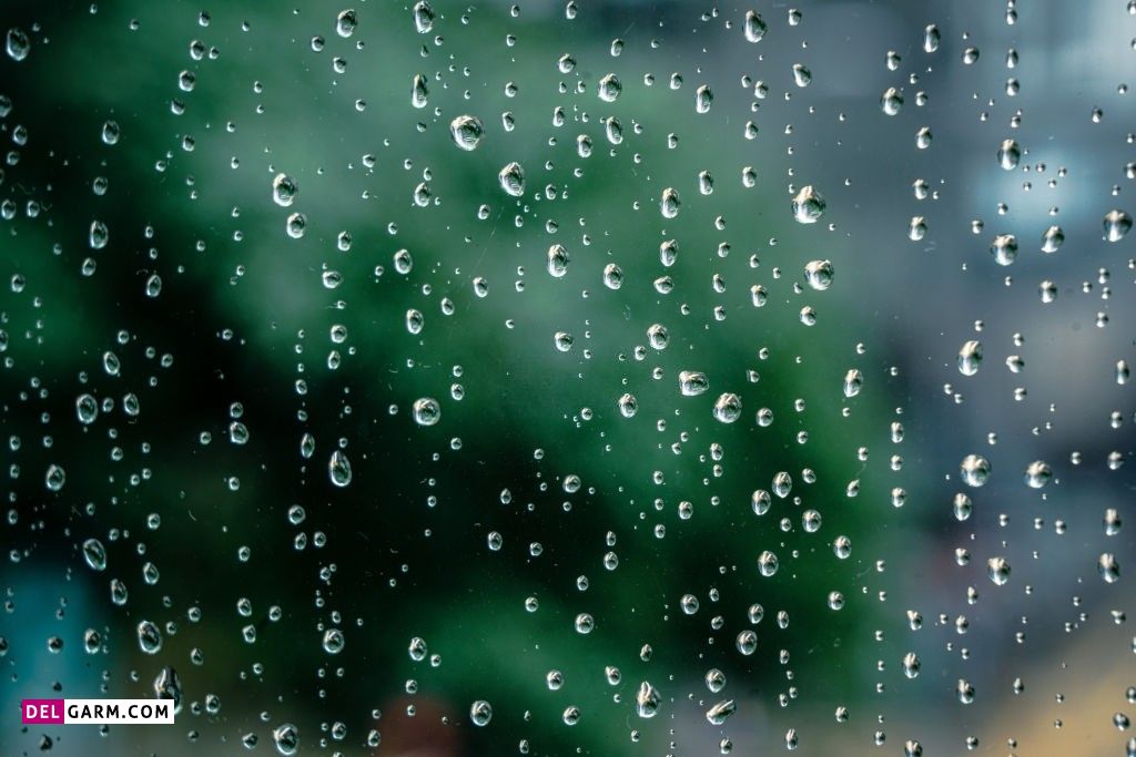 عکس باران واقعی