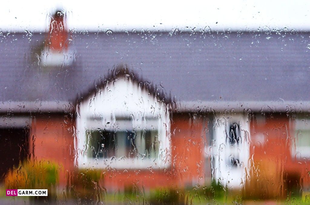عکس باران واقعی