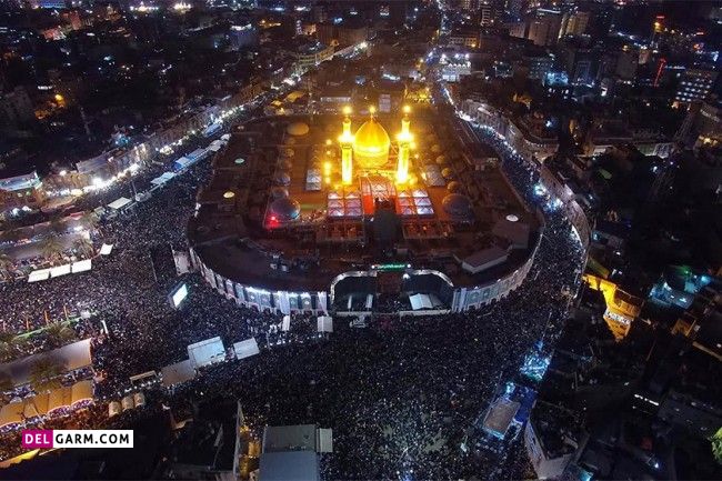عکس زیبا از حرم امام حسین