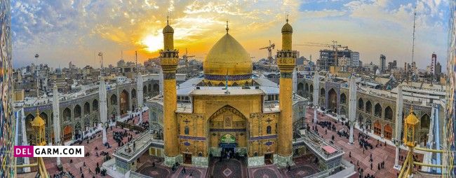 عکس زیبای حرم امام علی