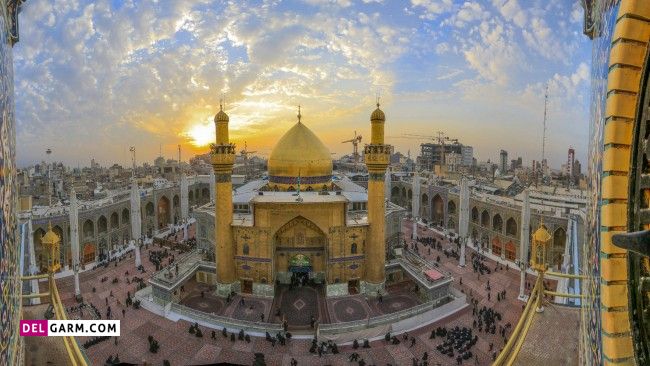 عکس زیبا از حرم امام علی