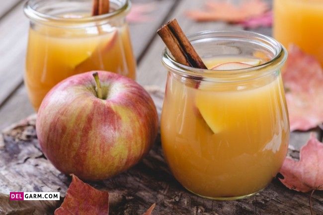 طرز تهیه آب سیب
