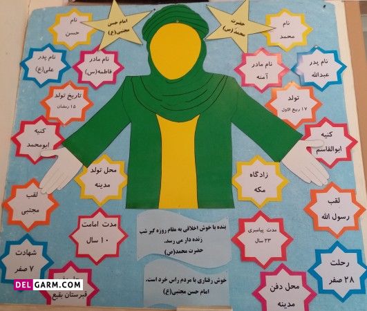 تزیین برد مدرسه
