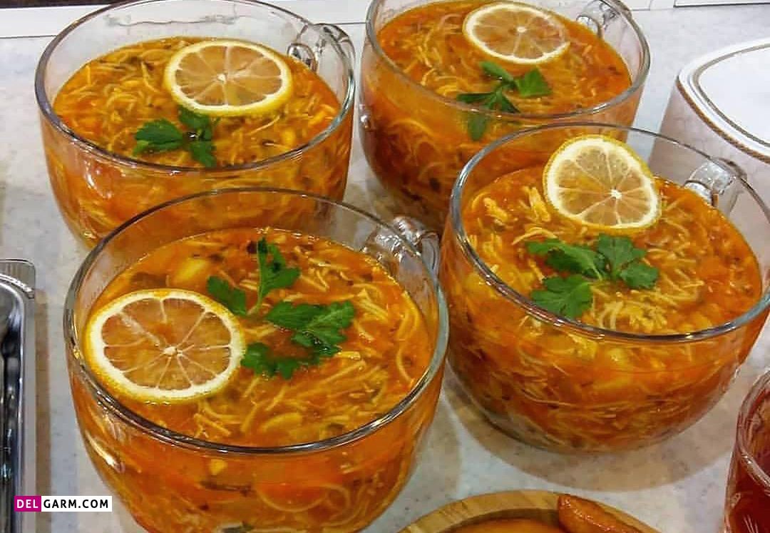 تزیین سوپ
