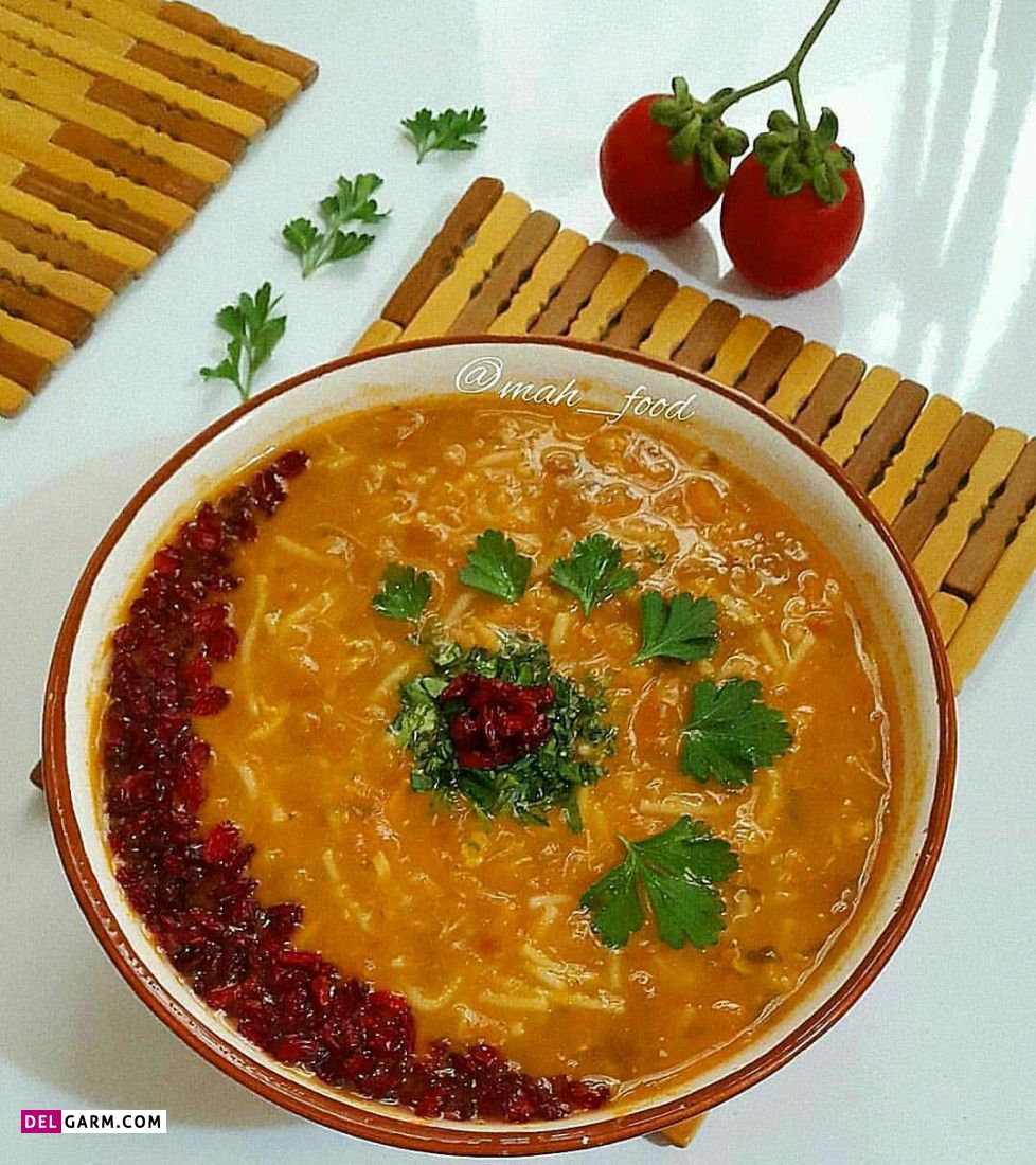 تزیین سوپ