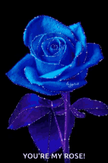 گیف گل رز
