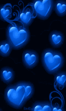 گیف قلب آبی