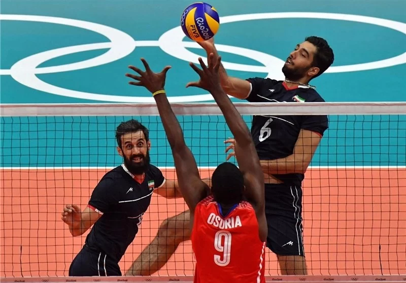 والیبال ایران و کوبا