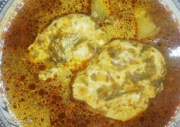 سبزی قلیه تخم مرغ چیست/طرز تهیه اشکنه خوزستانی