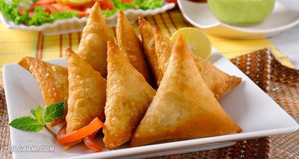 چگونه سمبوسه سبزیجات درست کنیم/طرز تهیه سمبوسه سبزیجات
