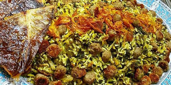 طرز تهیه کلم پلو شیرازی/سبزی کلم پلو شیرازی