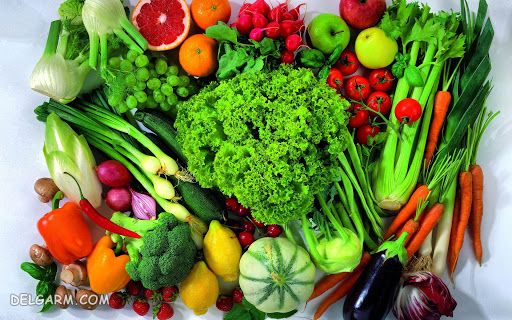 سبزیجات با فیبر بالا/منابع فیبر