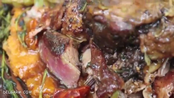 طرز تهیه غذای نونی با گوشت بره