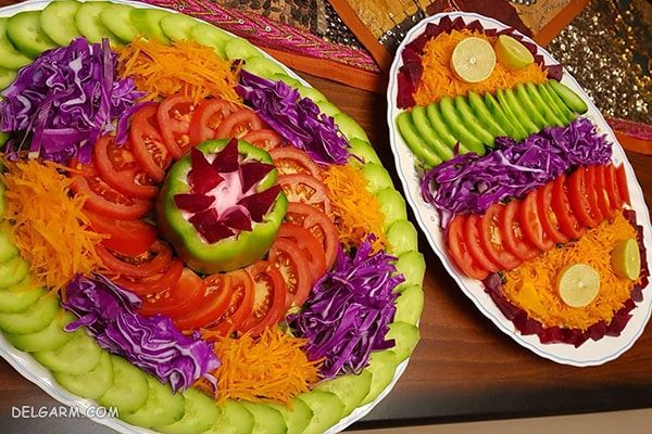 طرز تهیه انواع سالاد برای مهمانی شام