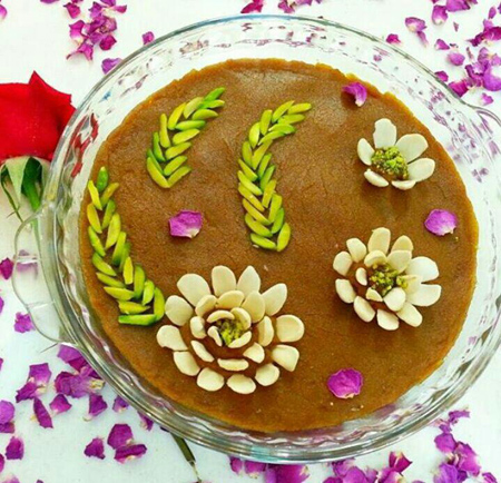 تزیین حلوا مجلسی