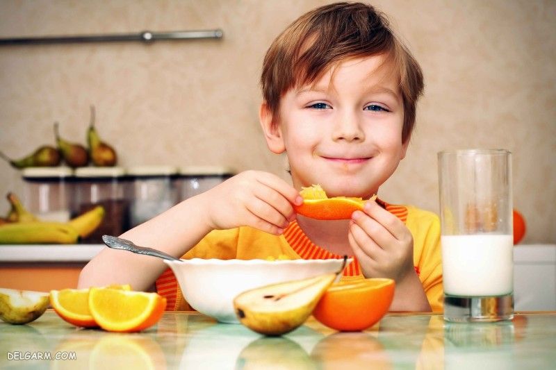 خواص خوردن پرتقال برای کودکان