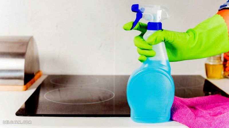تمیز کردن گاز رومیزی