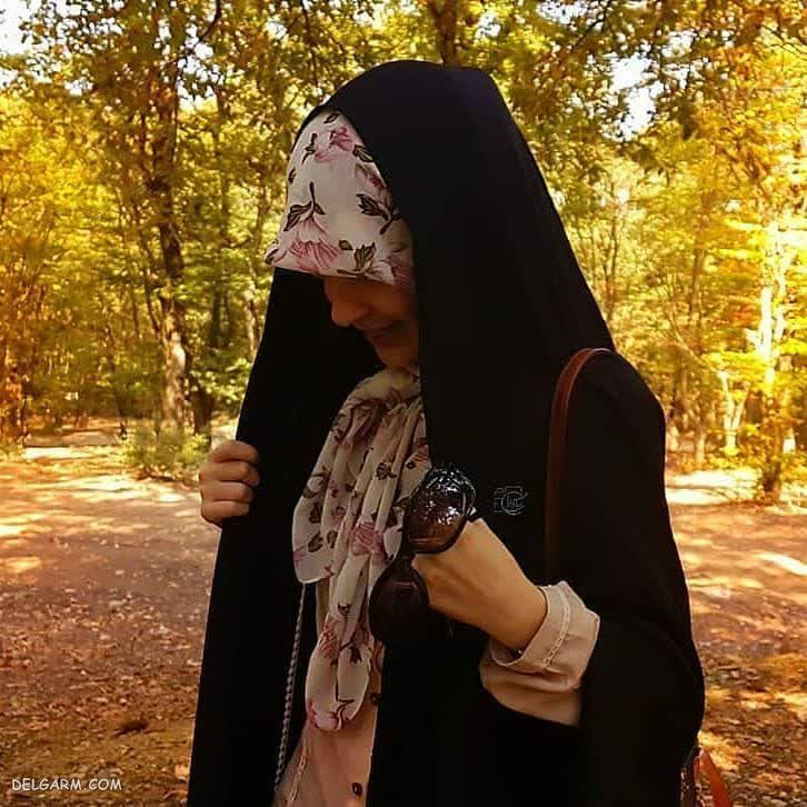 عکس مادر و فرزند با حجاب کارتونی