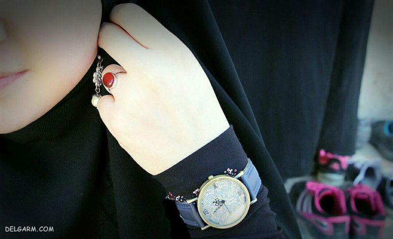 عکس مادر و فرزند با حجاب کارتونی