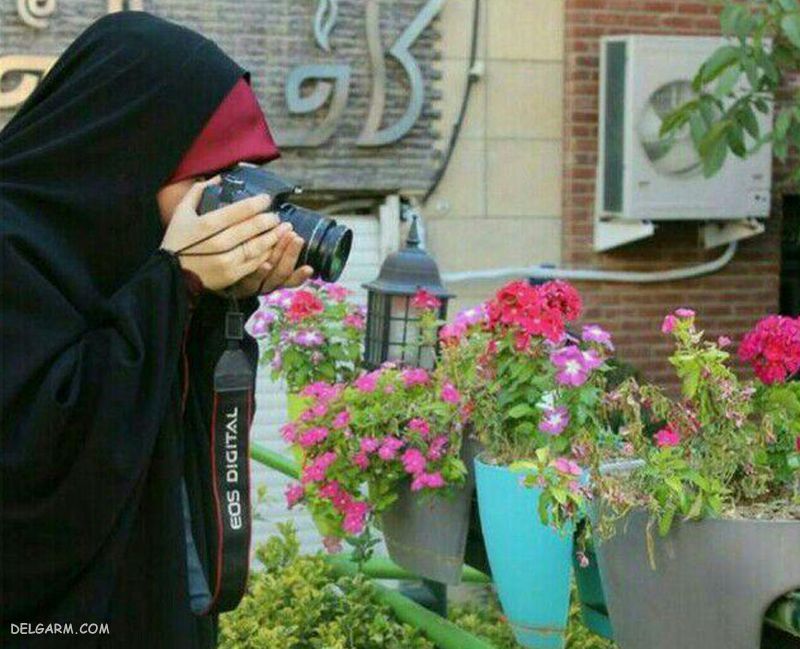 عکس مادر و فرزند با حجاب کارتونی