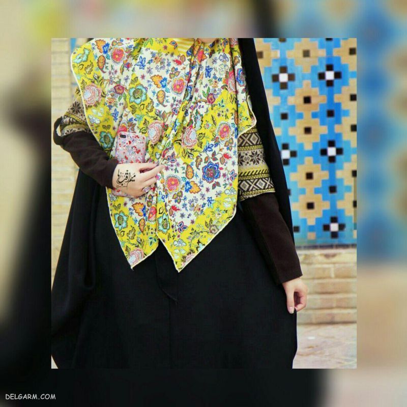 عکس مادر و فرزند با حجاب کارتونی