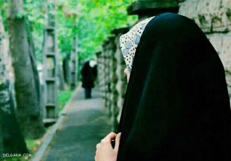 عکس مادر و فرزند با حجاب کارتونی