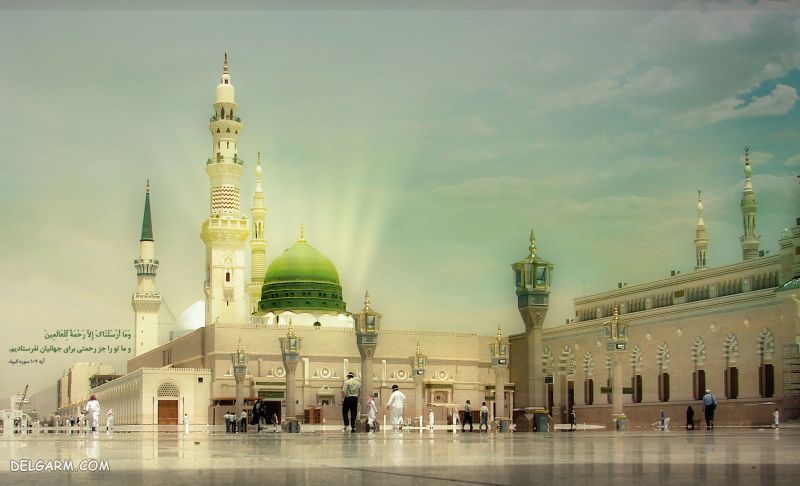 عکس مسجد النبی نمای بیرونی