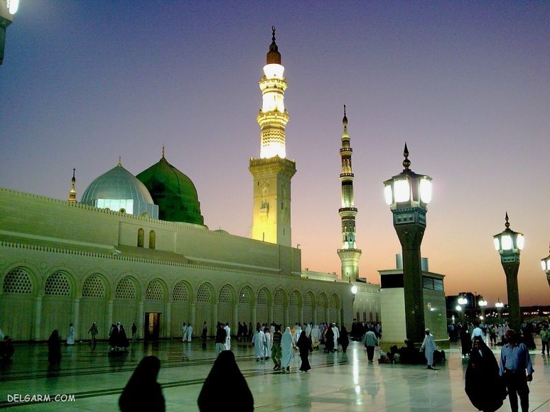 عکس مسجد النبی نمای بیرونی