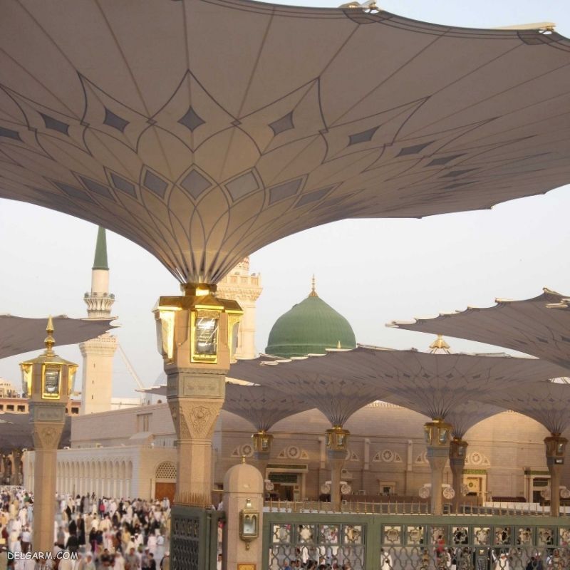 عکس مسجد النبی نمای بیرونی