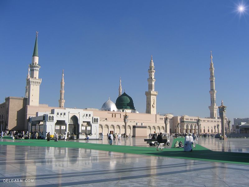 عکس مسجد النبی نمای بیرونی