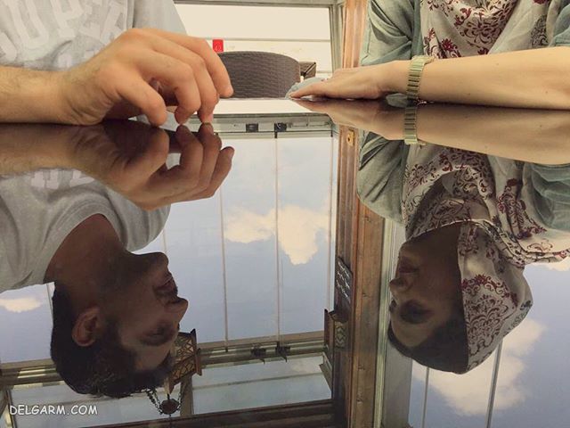 مریم شیرازی و همسرش