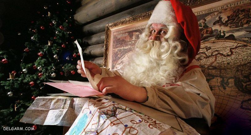 عکس بابانوئل نقاشی