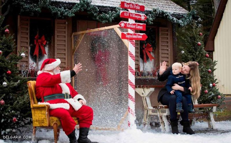 عکس بابانوئل نقاشی