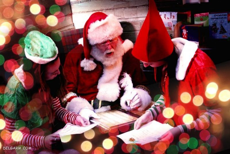 عکس بابانوئل نقاشی