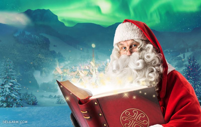 عکس بابانوئل نقاشی