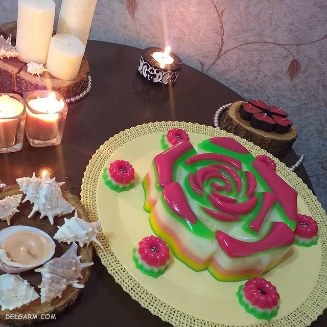 ایده تزیین ژله شب یلدا
