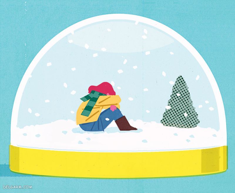 متن تیکه دار زمستانی